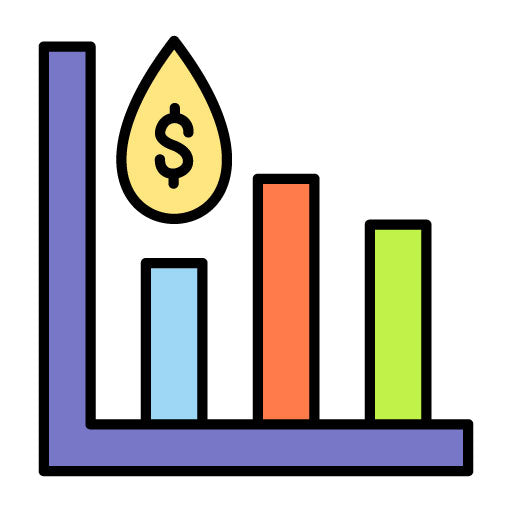 Oil Stock Market Filled Icon