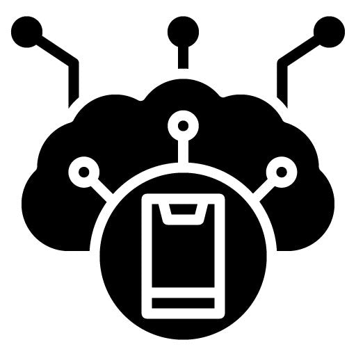 Internet of Things Glyph Icon | Digital Disruption