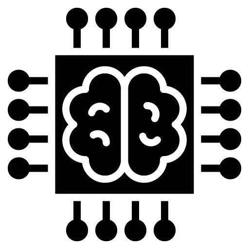 Machine Learning Glyph Icon | Digital Disruption