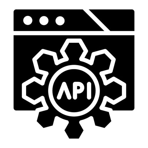 API Testing Glyph Icon