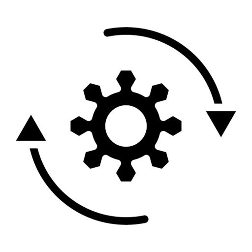 Automation Glyph Icon | Software Testing