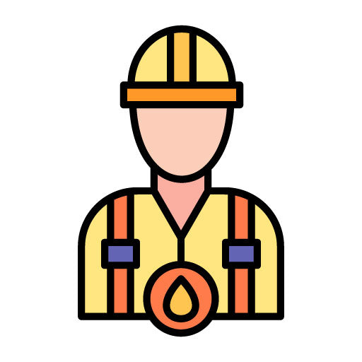 Oil Worker Filled Icon