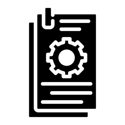 Test Log Glyph Icon
