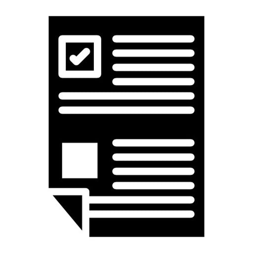 Test Result Glyph Icon | Software Testing