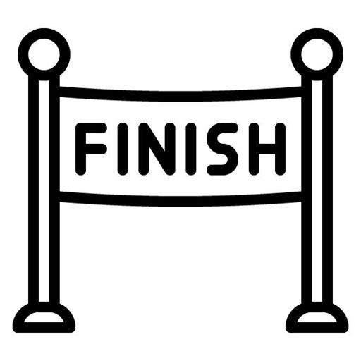 Finish Line Icon | Track and Field