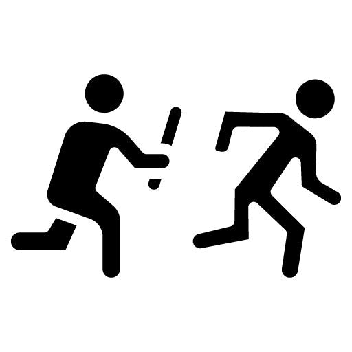 Relay Race Glyph Icon
