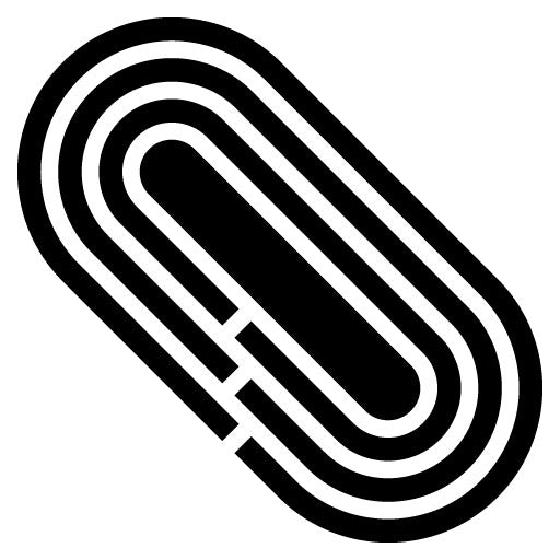 Running Lane Glyph Icon