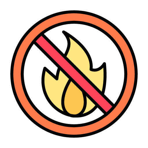 No Fire Filled Icon