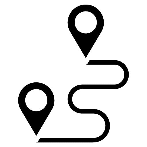 Track Map Glyph Icon
