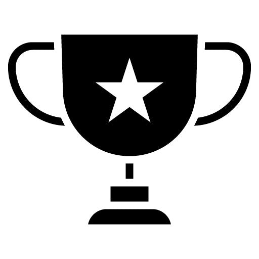 Trophy Glyph Icon | Track and Field