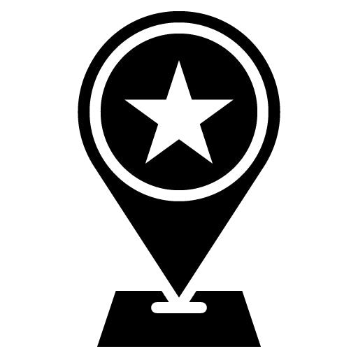 Venue Glyph Icon | Track and Field