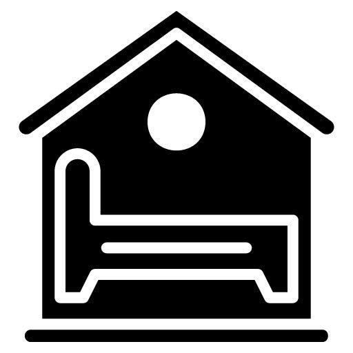 Accommodations Glyph Icon