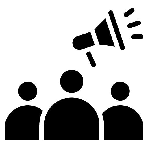 Advocacy Glyph Icon