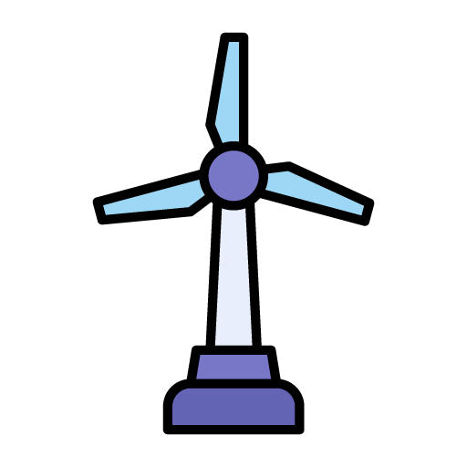 Wind Power Filled Icon