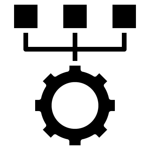 Organization Glyph Icon