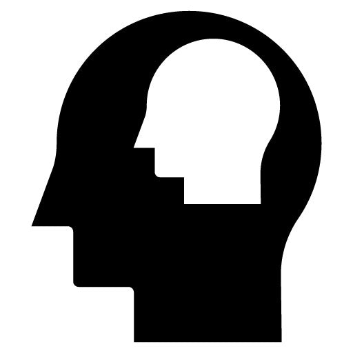 Self Awareness Glyph Icon | ADHD