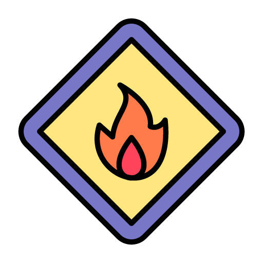 Flammable Filled Icon