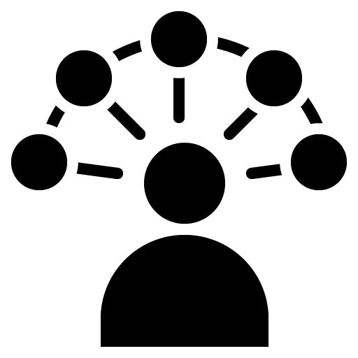 Social Skills Glyph Icon