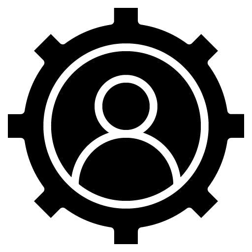 Support System Glyph Icon