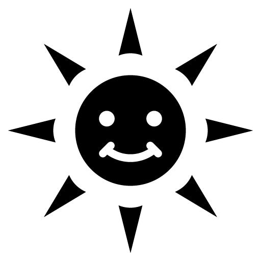 After Sun Glyph Icon