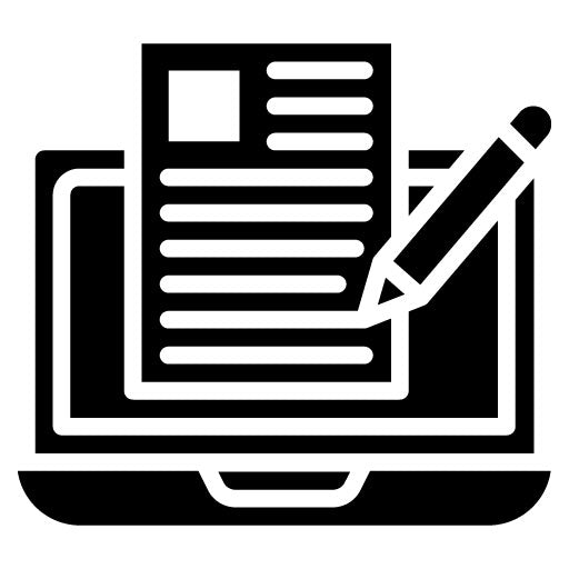 Blogger Glyph Icon | Press Freedom Day