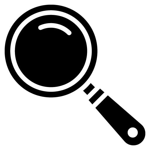 Magnifying Glass Glyph Icon | Press Freedom Day