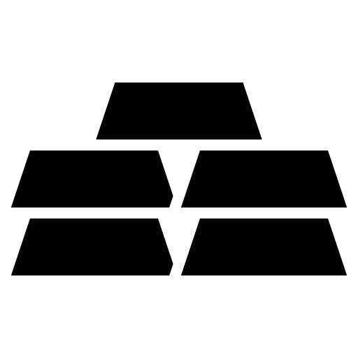Gold Glyph Icon | Raw Metrial