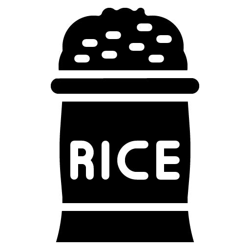 Rice Glyph Icon | Raw Metrial
