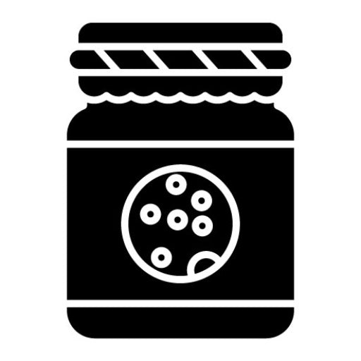 Cookie Jar Glyph Icon