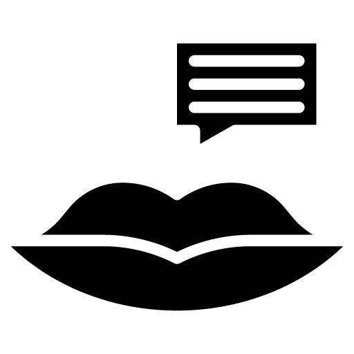 Gossip Glyph Icon