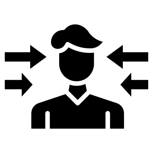 Peer Pressure Glyph Icon
