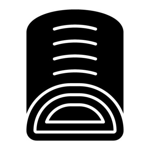 Swiss Roll Glyph Icon