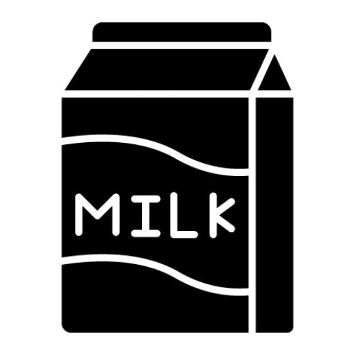 Milk Glyph Icon