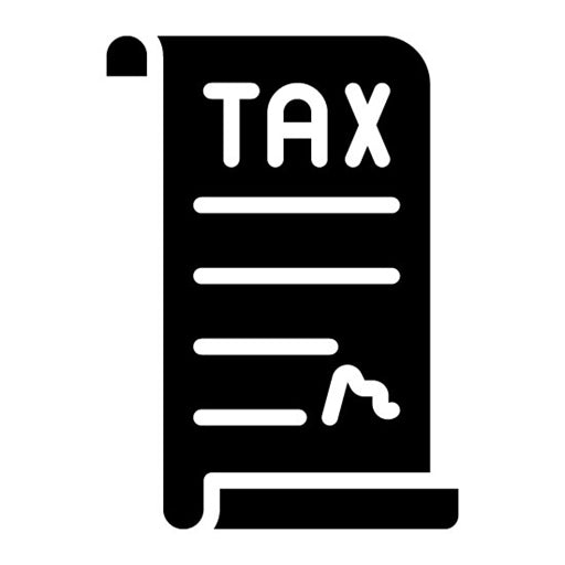 Tax Glyph Icon