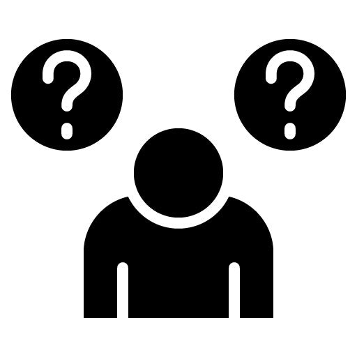 Confusion Glyph Icon