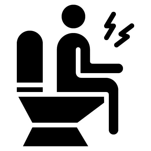 Diarrhea Glyph Icon