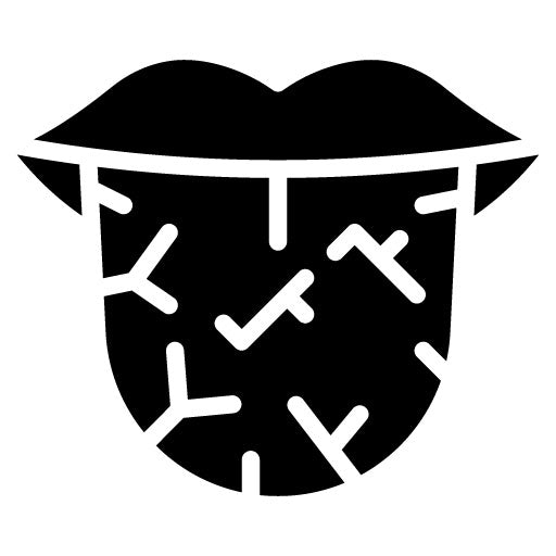 Dry Mouth Glyph Icon