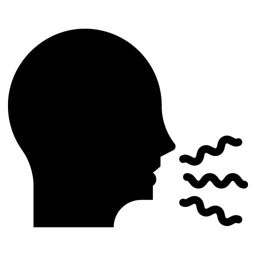 Hoarseness Glyph Icon