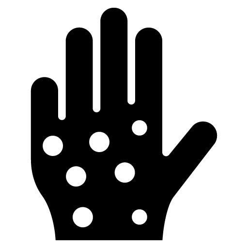 Itchy Skin Glyph Icon