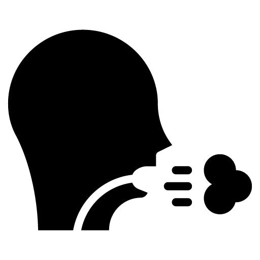 Shortness of Breath Glyph Icon