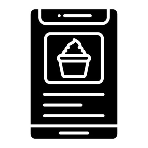 Mobile Bakery Glyph Icon