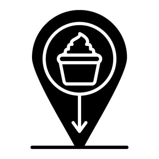 Bakery Location Glyph Icon