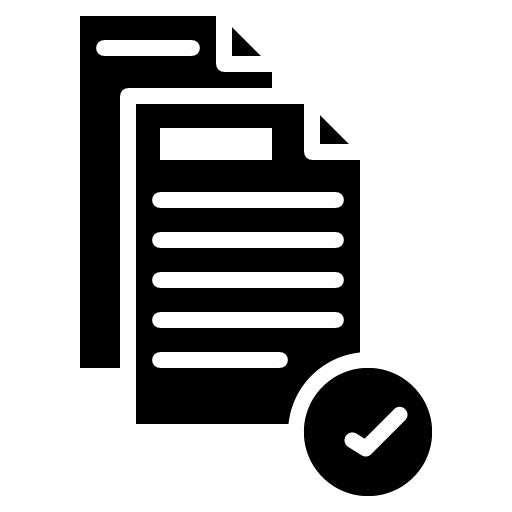 Compliance Document Glyph Icon