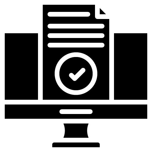 Compliance Monitor Glyph Icon