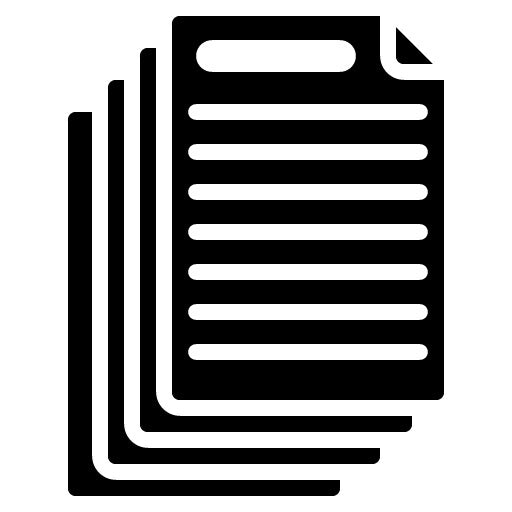 Document Glyph Icon | Compilance and Regulation