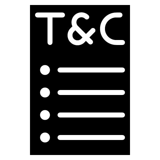 Terms Glyph Icon