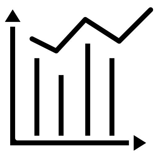 Bar Chart Glyph Icon | Market Research