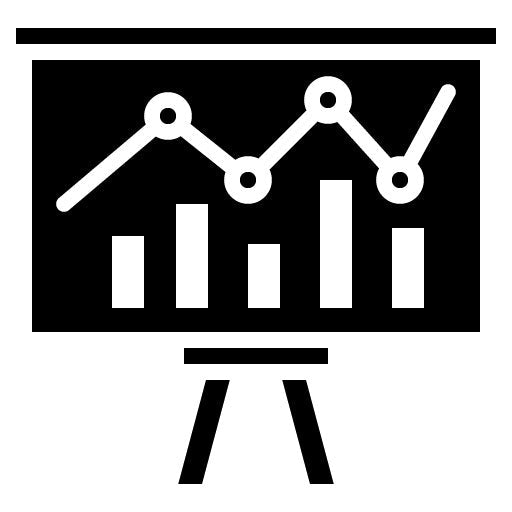 Competitive Analysis Glyph Icon | Market Research