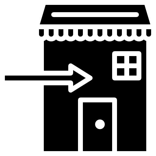 Market Entry Glyph Icon