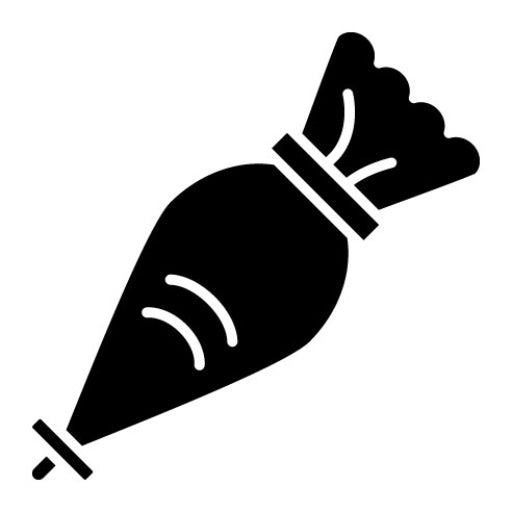 Piping Bag Glyph Icon